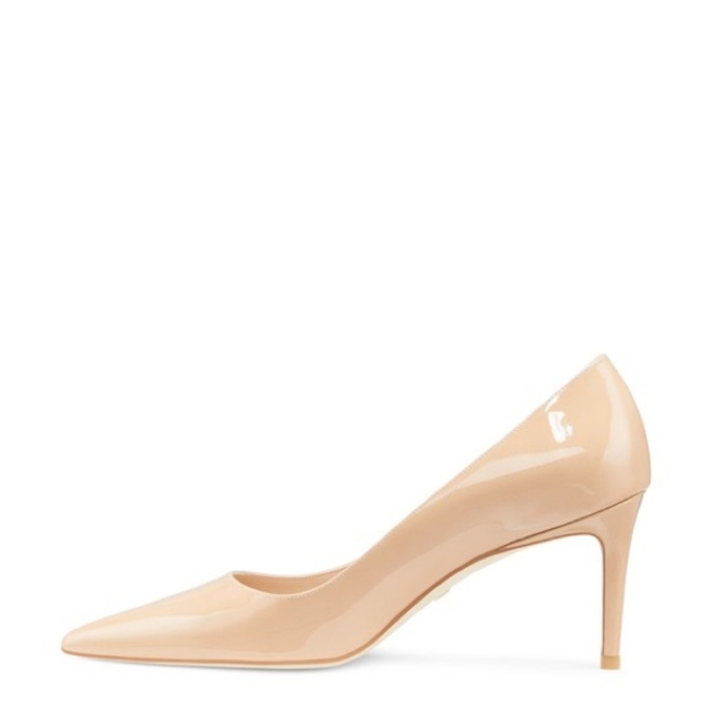 Beautiful Classic Tan Stuart Weitzman Heels, lightly worn, great condition.